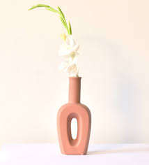 Recién llegado, diseño giratorio elegante con flor blanca, último diseño, florero decorativo para la decoración de la sala de estar del hogar - Product Image 6