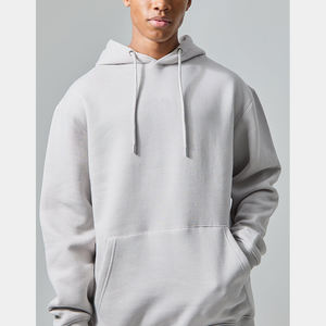 Sudadera con capucha moderna para hombre, 100% algodón, 400 g/m², ropa de invierno, transpirable, estilo vintage, efecto desgastado por el sol, logotipo personalizado, producción en fábrica - Product Image 6