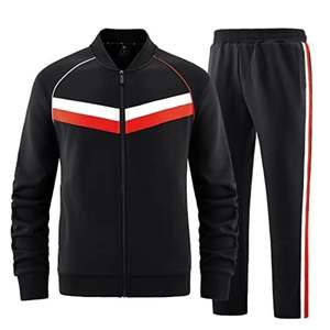 Chándales de moda OEM personalizado cómodo hombres cremallera gimnasio y deportes chándal hombres Casual Slim Fit chándal - Product Image 3