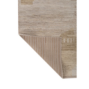 Tapis en laine noué à la main Blythe Gold, grand format, motif abstrait, pour salon, couloir, décoration - Re-1616 - Product Image 5