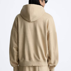 Sudadera con capucha personalizada de fabricante de fábrica básica, Sudadera con capucha de bolsillo de canguro para hombre y niño de gran tamaño - Product Image 6