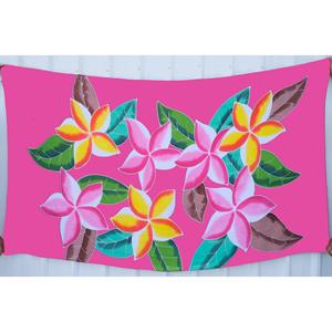 Sarongs hawaïens peints à la main en rayonne de qualité supérieure, paréo, vente en gros personnalisée, vêtements de plage, couverture, îles du Pacifique, HPGU089-02-200 - Product Image 1