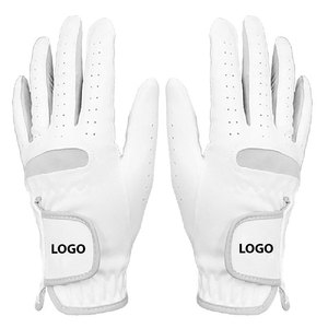 Vente directe d'usine, conception personnalisée de votre propre logo, gants de golf en peau de mouton respirants, couleur pleine, gants de golf personnalisés - Product Image 3