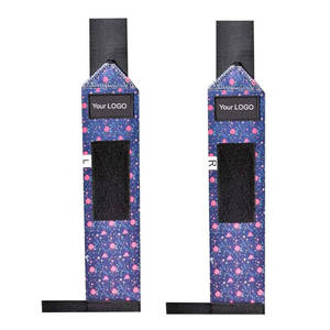 Logo personnalisé Respirant Élastique Polyester Poignet Soutien Wrap Adulte Haltérophilie Gym Fitness Réglage - Product Image 4