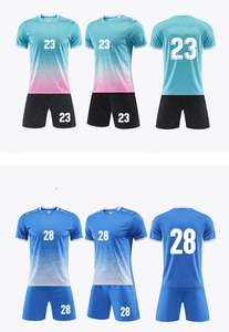 Kits de fútbol transpirables Personalizables Calidad Premium Secado rápido Durable Cómodo Ligero Camiseta de fútbol de alto rendimiento - Product Image 6