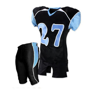 Uniformes de fútbol americano para jóvenes personalizados de poliéster unisex hechos a medida de alta calidad al por mayor aparejos sarga - Product Image 1
