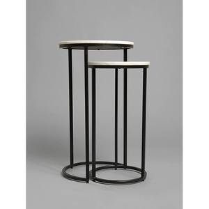 Diseño de mesa auxiliar de metal Mesas auxiliares de acento de metal para sala de estar y muebles para el hogar mesa auxiliar de alta calidad - Product Image 3