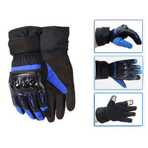 Guantes de carreras de dedo completo personalizados con nuevo diseño Guantes de moto de cuero compatibles con pantalla táctil a prueba de agua-Llegada OEM - Product Image 3