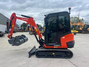 Mini-excavatrice KX027-4 d'occasion en excellent état, neuve, avec godet de 0,21 m, excavatrice sur chenilles, haute efficacité opérationnelle - Product Image 2