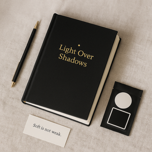 LABON Journal <span class=keywords><strong>de</strong></span> motivation en faux cuir noir avec <span class=keywords><strong>texte</strong></span> en feuille d'or Cahier A5 à couverture rigide pour l'auto-réflexion et l'écriture quotidienne - Product Image 4