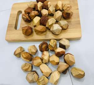 Rocas de madera TUMI ISHI ecológicas, rocas Tumi Ishi de madera, bloques apilables hechos a mano para meditación, aprendizaje y estilo ecológico - Product Image 6