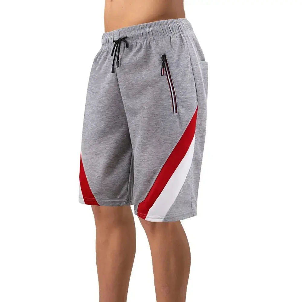 Groothandel Zwaargewicht 100% Katoenen Gym Drop Crotch Shorts Sport Fleece Ademende Baggy Sweat Shorts Voor Heren Hardloopshorts