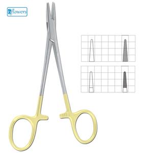 Portaagujas manual Halsey TC Instrumentos quirúrgicos de acero de alta Calidad con certificación CE al título - Product Image 1