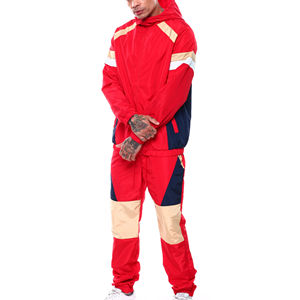 High Quality Custom Logo <b>Men's</b> Streetwear Windbreaker Plus Size Waterproof <b>Shorts</b> Set New Design Tracksuits with <b>Zip</b> up Closure - Product Image 2