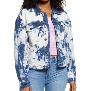 Veste en jean pour femme, couleur unie, décontractée, streetwear, nouvelle mode, confortable, 2026 - Product Image 2