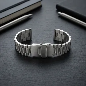 Luxury Unisex GD252 Stainless Steel Smartwatch Band Stainless Steel Buckle Soft Adjustable <b>Watch</b> Strap <b>Watch</b> Bands <b>Watch</b> Part - Product Image 4