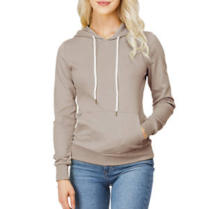 Logo personnalisable imprimé sweats à capuche surdimensionnés pour femme sweats à capuche vierges lourd tricoté décontracté femmes sweat à capuche polaire - Product Image 1