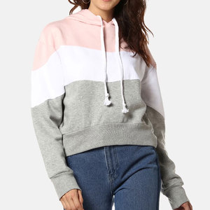 Dernier design, sweat-shirt décontracté à manches courtes pour femmes adultes, coupe ajustée, confortable, automne, 100% coton, à capuche - Product Image 1