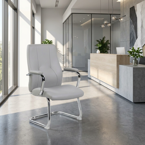 ใหม่ York Grey Eco-Leather สำหรับห้องรอเป็นมิตรต่อสิ่งแวดล้อมวัสดุ PU โลหะเหล็กห้างสรรพสินค้าโรงเรียนสำนักงานโรงพยาบาลสนามบิน - Product Image 4
