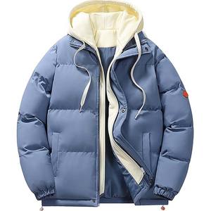 Chaqueta de Invierno para Hombre, Diseño con Capucha, Cálida, Cortavientos, Transpirable, Antibacteriana, Personalizable, con Envoltura de Burbujas, Venta al Por Mayor de Fábrica - Product Image 1