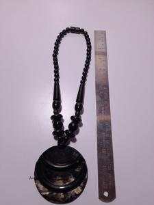 Nouveau fait à la main naturel corne de buffle pendentif collier poli Javed artisanat en forme de fleur perle chaîne Vintage cadeau parfait pour - Product Image 5