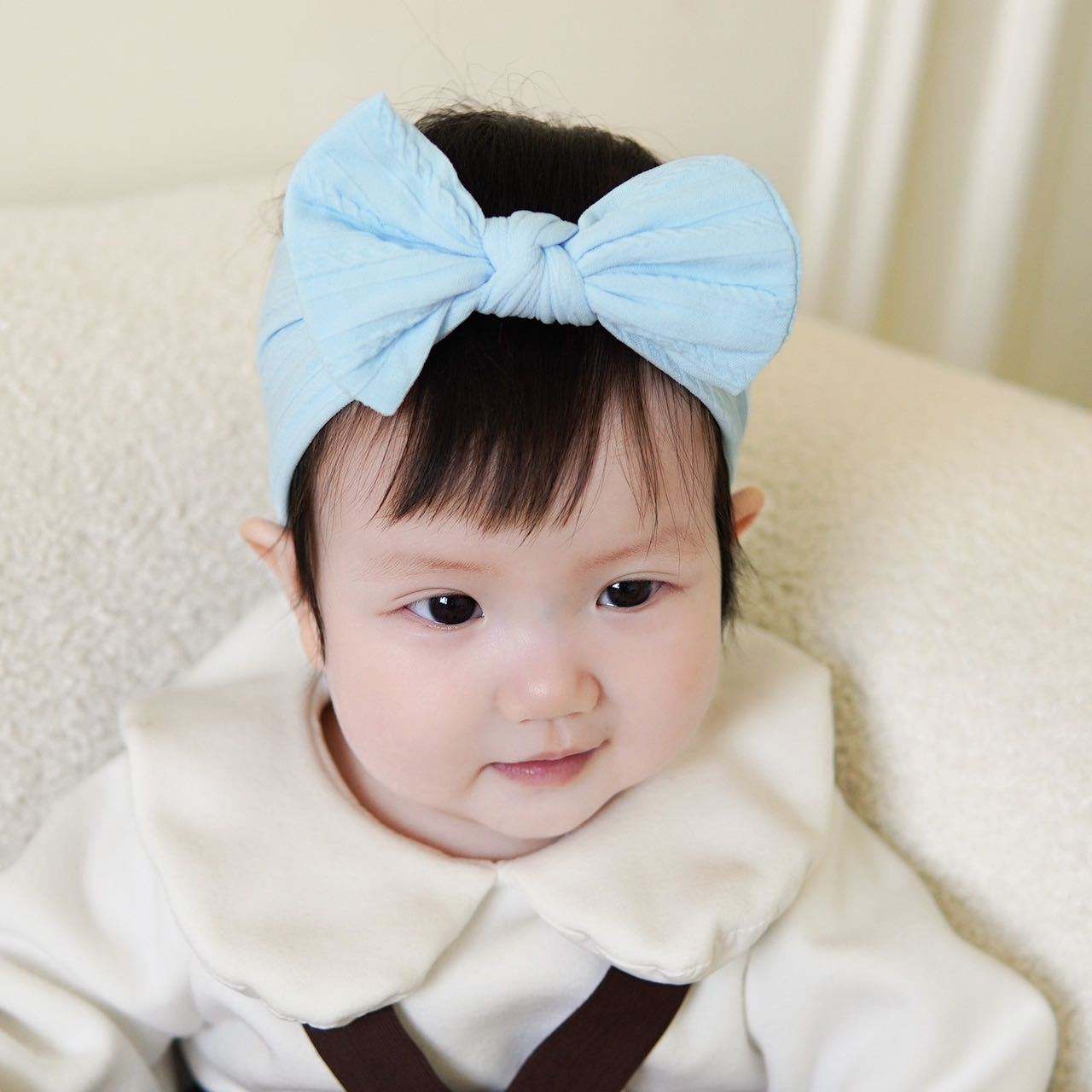 Fascia per neonato per bambine maglia elastica per bambini in