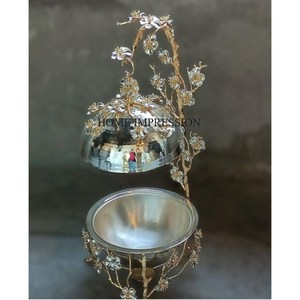 Beautiful Designer Superior Quality Copper Antique Finished Hammered Texture <b>Hotel</b> & Restaurant Chafing Dish Supply From India - Product Image 5