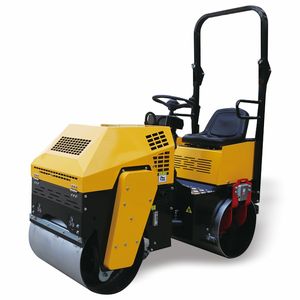 Compacteur de sol à double tambour vibrant SWANTECH VR880 à haute efficacité, machine de compactage entièrement hydraulique Honda - Product Image 1