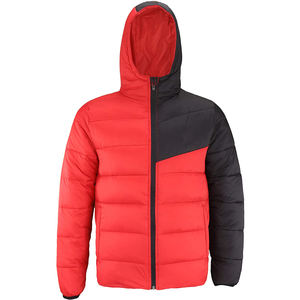 เสื้อโค้ทบุนวมแฟชั่นสำหรับผู้ชายเสื้อโค้ทบับเบิ้ลสีพื้นหนาแบบสั่งทำสำหรับฤดูหนาว - Product Image 3