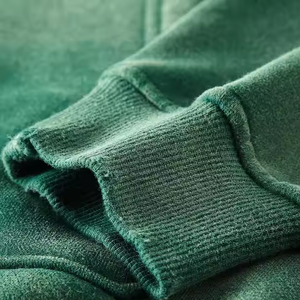 Nouveau style – Sweats à capuche épais en mélange polyester/coton 400 GSM, séchage rapide, respirants, effet délavé soleil - Product Image 4