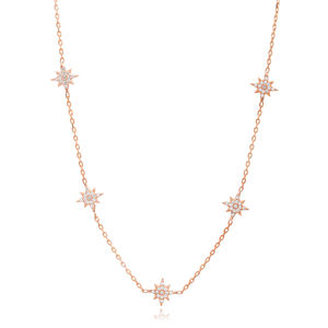 North Star Design Zircon pierre Shaker collier femme turc fait à la main vente en gros pendentif bijoux en argent Sterling 925 - Product Image 6