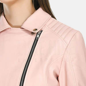 Vestes légères à manches longues pour femmes Vêtements d'hiver Veste en cuir pour femmes Vestes en cuir Slim Fit - Product Image 6