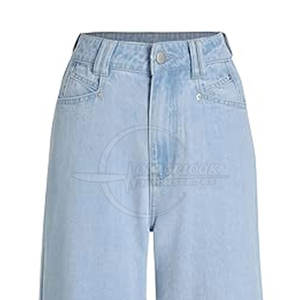 Pantalon en jean large confortable pour femmes Pantalon en jean large pour femmes en gros Meilleure vente Pantalon en jean large pour femmes - Product Image 6