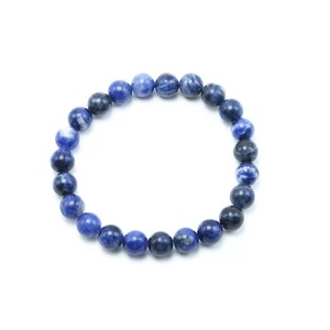 Vente en gros 8/10mm Sodalite Pierre Bracelet Cristal Bijoux Perle Pierre Semi-Précieuse Artisanat à vendre - Product Image 2