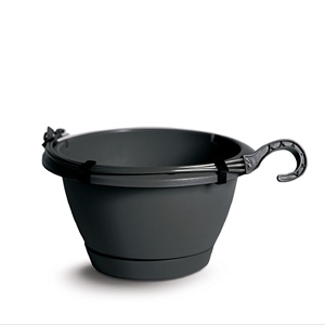RESPANA W 4L. Vaso da fiori, dimensioni (mm) 234x234x135, colore antracite - Product Image 2