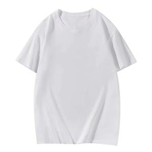 Camiseta Deportiva de Algodón Grueso para Hombre, con Cuello Redondo, Talla Grande, con Logotipo Personalizado en la Parte Delantera y Estampado Digital en Relieve 3D - Product Image 2