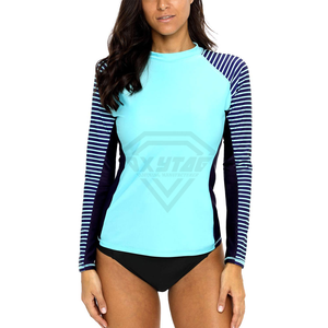 Vêtements d'arts martiaux de haute qualité Rash Guard sublimé Services OEM Rash Guard à manches longues pour femmes en spandex polyester - Product Image 1