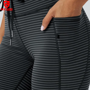 Leggings de sport pour femme, couleur unie, taille haute, haute qualité, pour entraînement, yoga et fitness - Product Image 4
