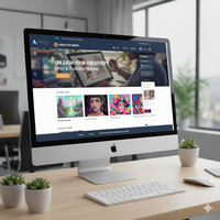 Artista o Ilustrador Servicios de diseño de sitios web Agencia de desarrollo web calificada que ofrece soluciones comerciales en línea confiables