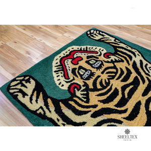 Tapis à touffes en laine de haute qualité pour salle de bain et salon Tapis en laine de qualité supérieure pour l'exportation en gros à bon prix - Product Image 6