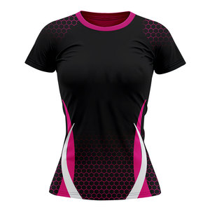 T-shirt de softball confortable à col rond, manches courtes, imprimé, écologique, 100 % polyester, personnalisable pour l'entraînement sportif – Meilleures ventes - Product Image 5
