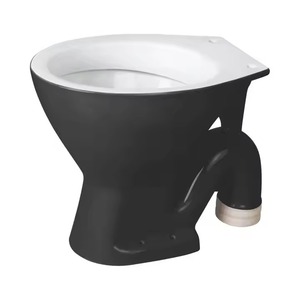 Baño E.W.C. Naranja Color rústico Vitrosa doble Color S/P trampa inodoro asiento europeo armario de agua EWC Pan Set - Product Image 2