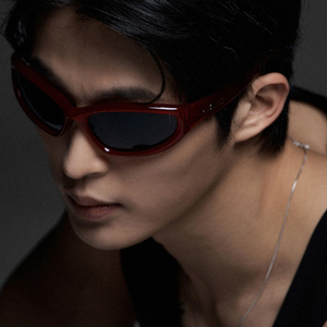 Kính thể thao [RIETI] FLAVIO C4, tròng đen + gọng đỏ, kính mát cao cấp, khung hình kính bảo hộ thời trang - Product Image 4