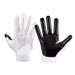 Gants de football américain à forte adhérence avec paume antidérapante et ajustement confortable en spandex - Product Image 4
