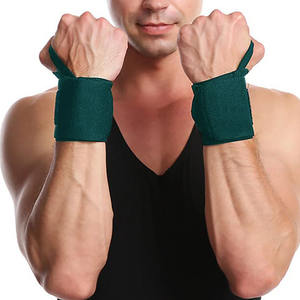 Muñequeras Elásticas de Neopreno Acolchadas de Alta Resistencia para Gimnasio, Yoga, Levantamiento de Pesas, con Logotipo Personalizado, Vendajes para Levantamiento de Pesas, Unisex - Product Image 3