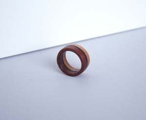 Double Acacia Finition Bois Décoration de Table Rond de Serviette Fabricant Antique Fini écologique cuisine restaurant maison mariage - Product Image 3