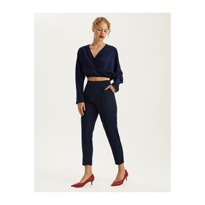 Pantalones de Pierna Estrecha con Bordado Detallado para Mujer, Diseño Intrincado, Muy Coloridos, Cómodos y Elegantes - Product Image 1