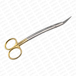 Ciseaux à tonsillaires Dean professionnels pour interventions chirurgicales ORL précises, conception en acier inoxydable durable, poignée ergonomique - Product Image 4