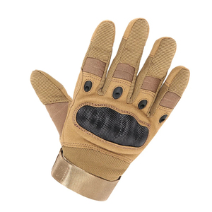 Gants de travail tactiques anti-vibrations pour mécaniciens, en cuir véritable respirant, protection UV, design à doigts complets, pour l'extérieur - Product Image 1
