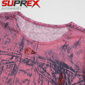 Pink Acid Wash <b>Leopard</b> Print Seamless Yoga Set Women Long Sleeve Workout Outfit Fitness Crop Top High Waist <b>Leggings</b> - Product Image 6
